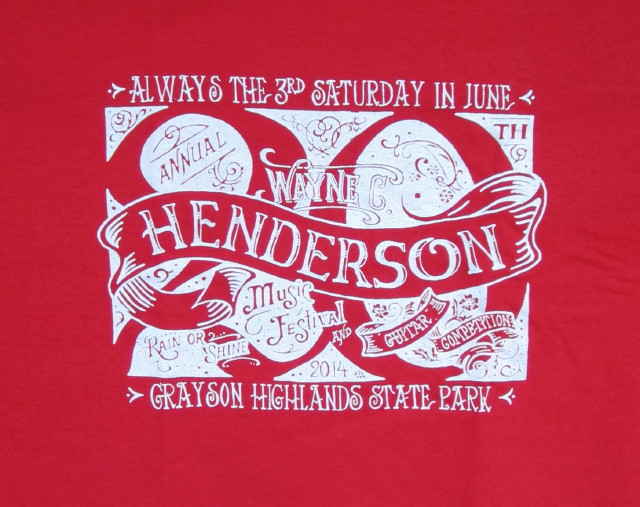 Festival T-Shirts | Wayne Henderson Festival